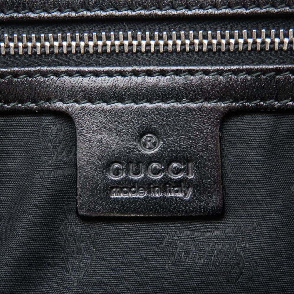 GUCCI Black Leather Tote Bag - Picture 8 of 16